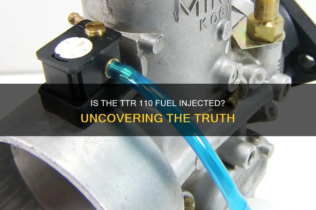 are ttr 110 fuel injected
