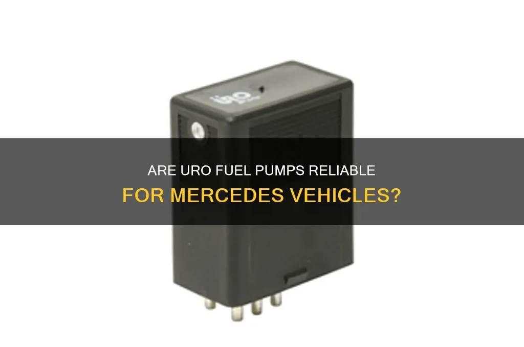 are uro fuel pumps for mercedes junk