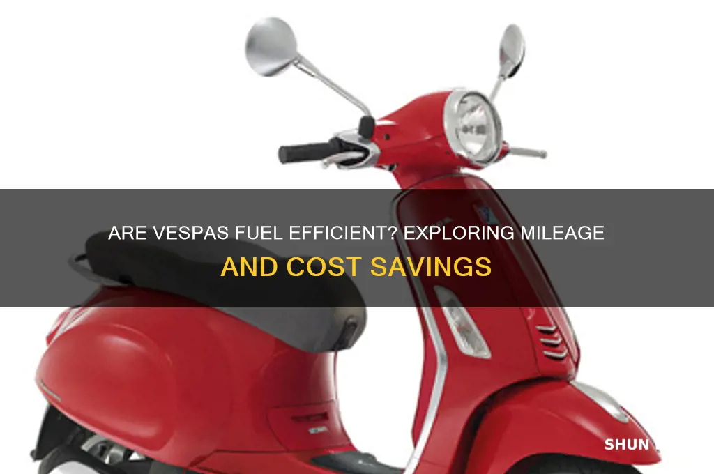 are vespas fuel efficient