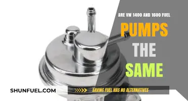 VW 1400 vs 1600 Fuel Pumps: Are They Interchangeable?