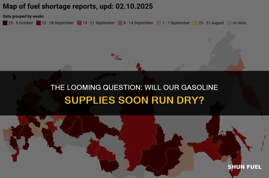 are we going to run out of gasoline