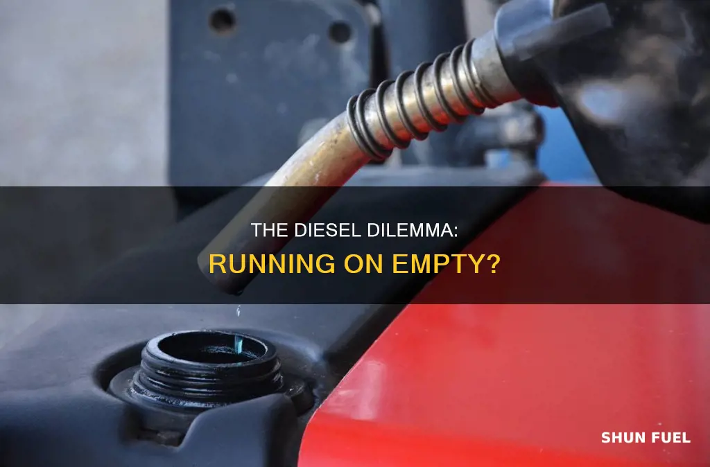 are we running out of diesel fuel