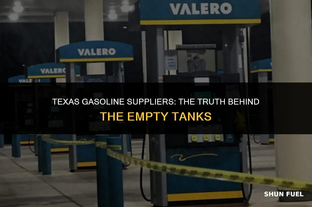 are wholesale gasoline suppliers in texas really out of gas