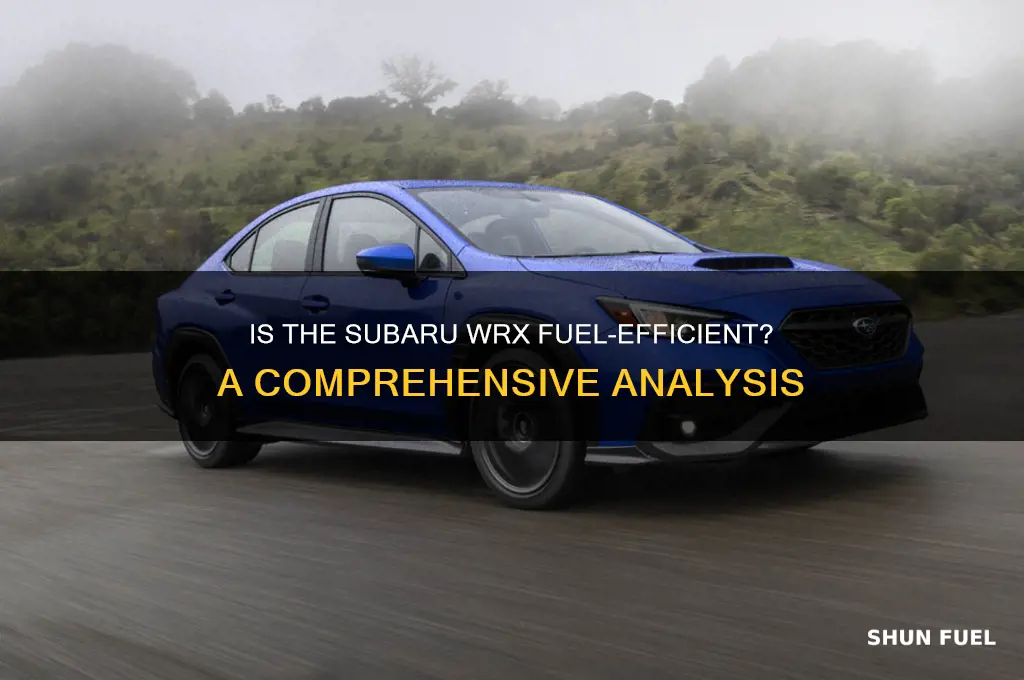 are wrx good on fuel