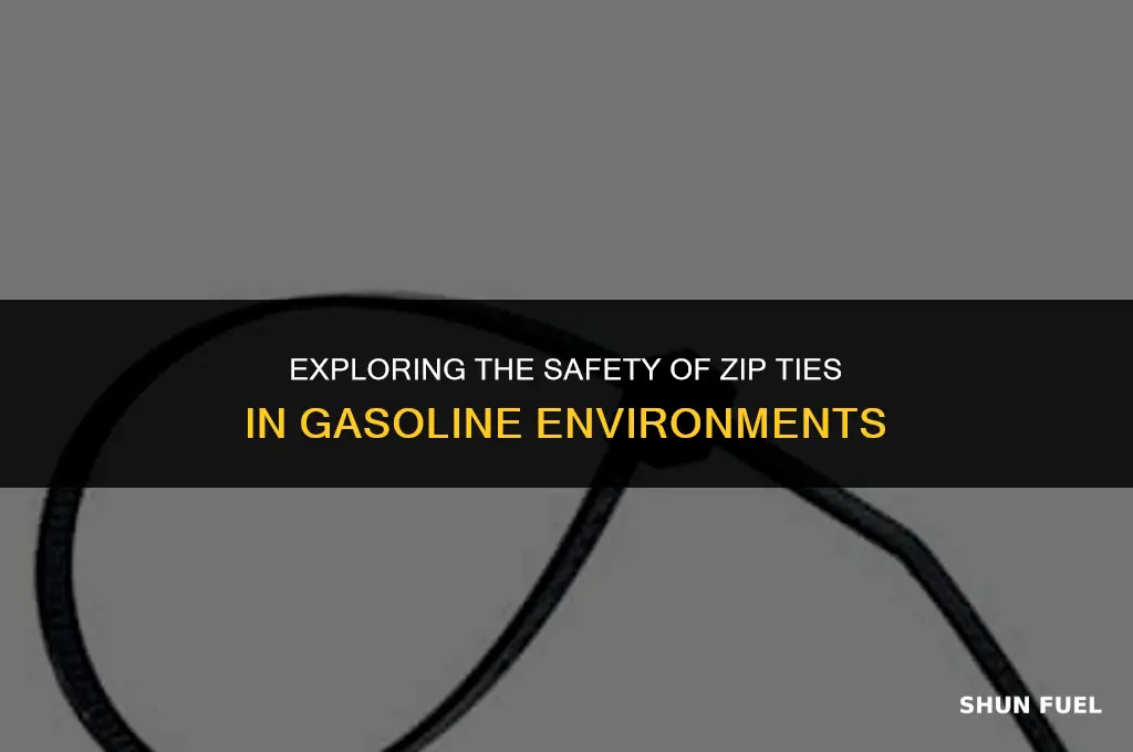are zip ties ok in gasoline