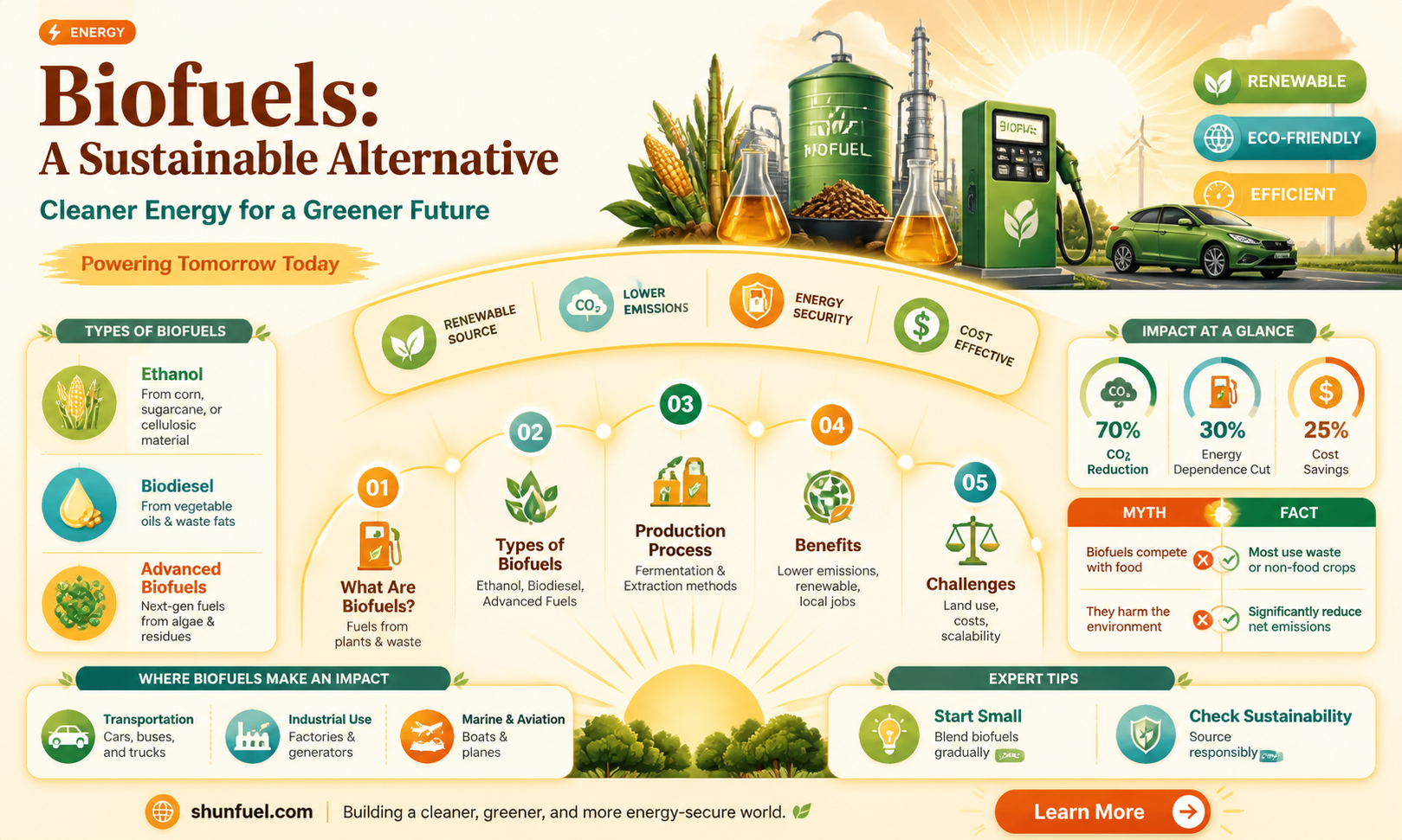 are biofuels more sustainable than fossil fuels