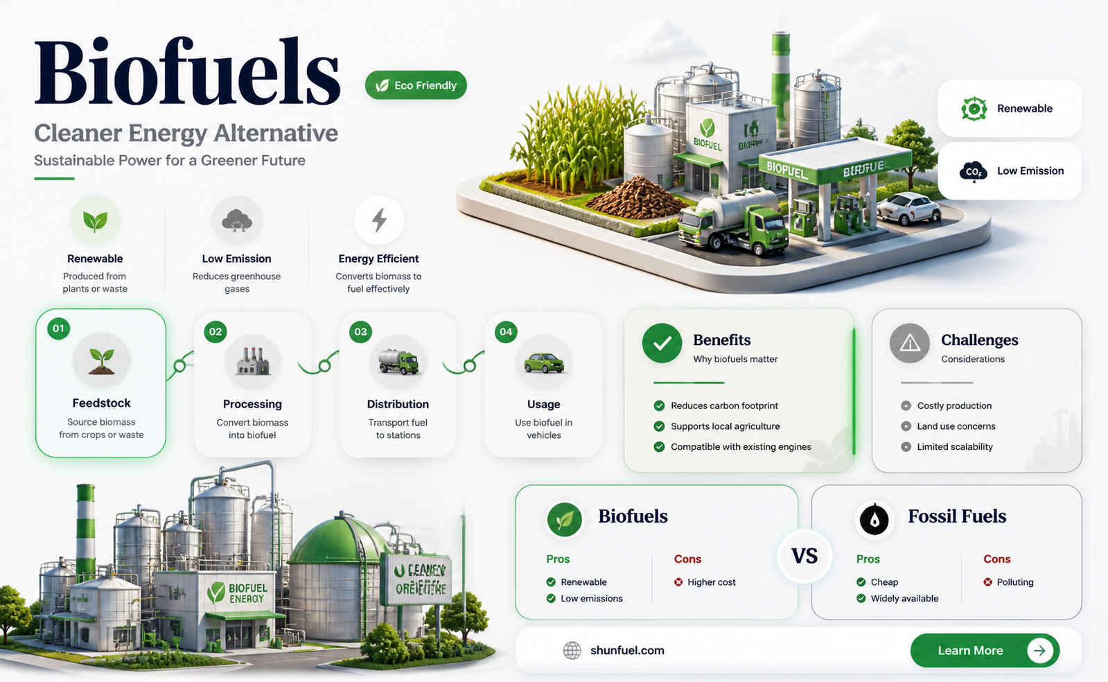 are biofuels cleaner than fossil fuels