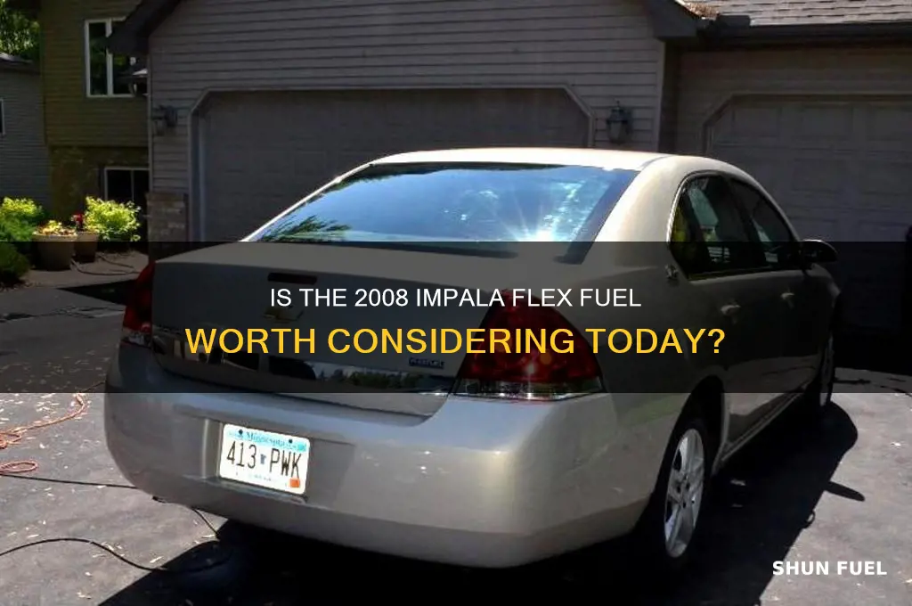 can 2008 impala flex fuel
