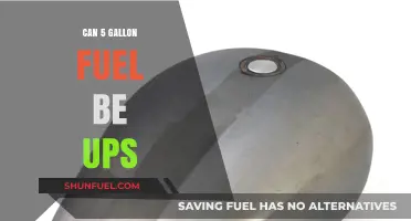 Can 5-Gallon Fuel Containers Be Shipped via UPS?