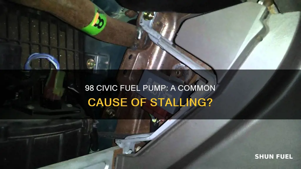 can 98 civic fuel pump cause car to stall