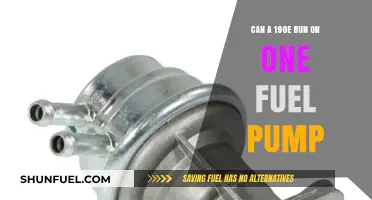 Single Fuel Pump Operation: Is It Possible for a 190E?