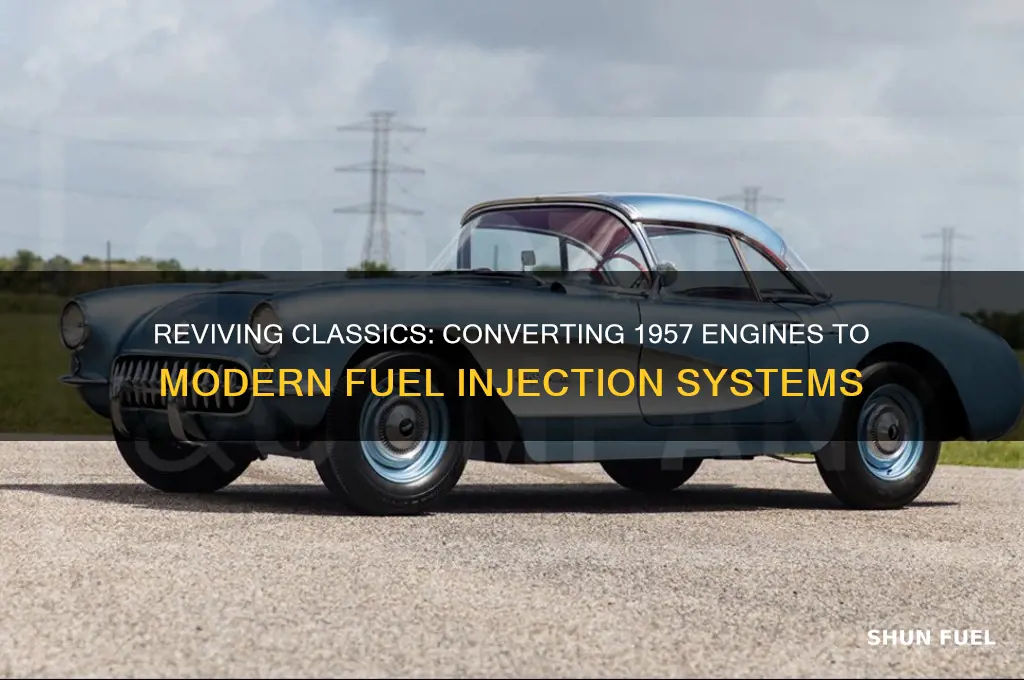 can a 1957 engine be converted to fuel injection
