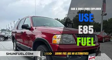 Can Your 2003 Ford Explorer Run on E85 Fuel?