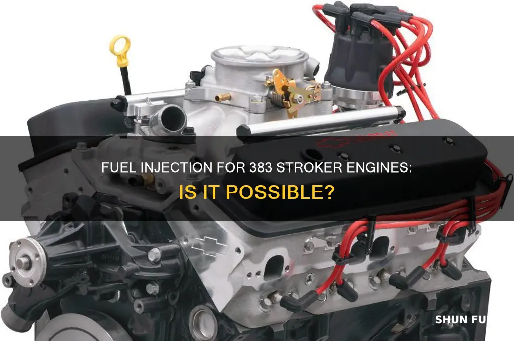 can a 383 stroker be fuel injected