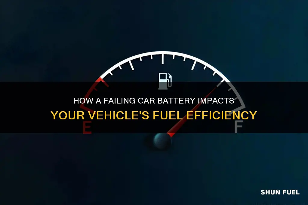 can a bad battery affect fuel economy