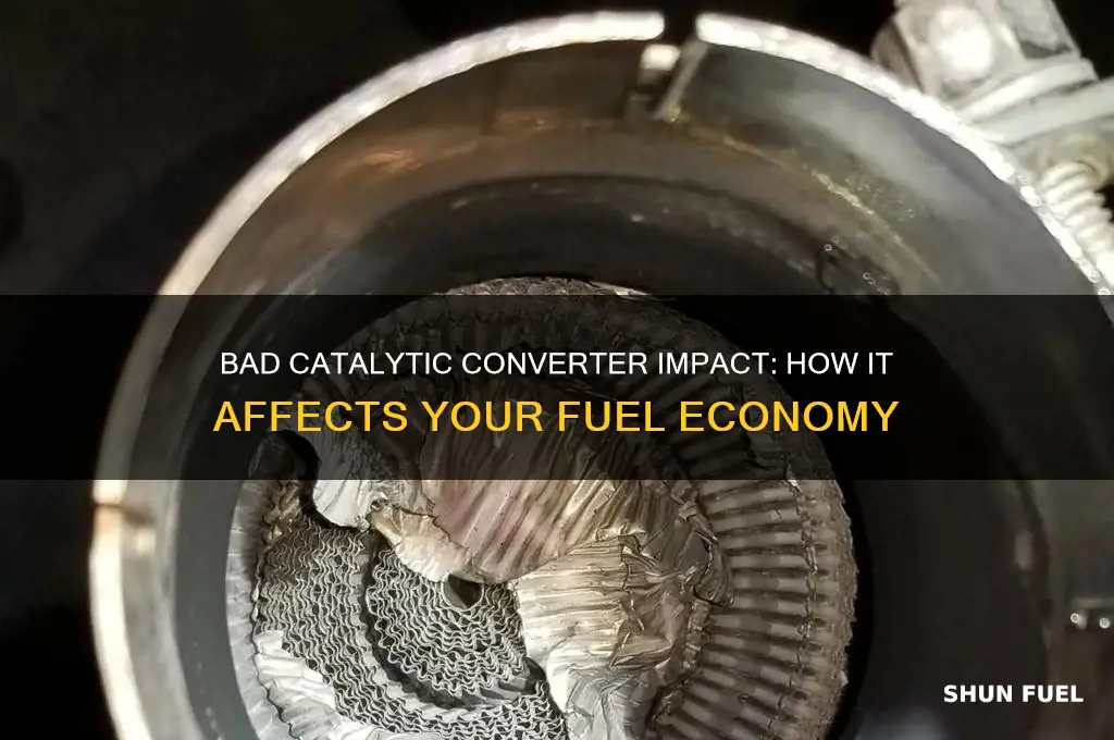 can a bad catalytic converter cause poor fuel economy