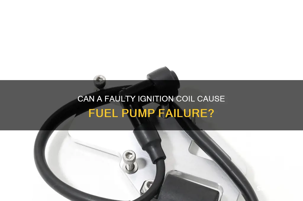 can a bad coil stop fuel pump