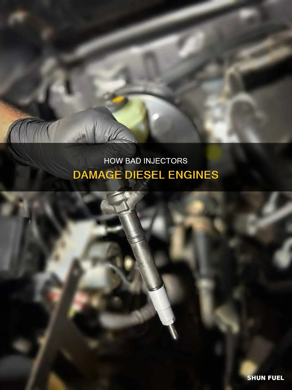 can a bad diesel fuel injector damage the engine
