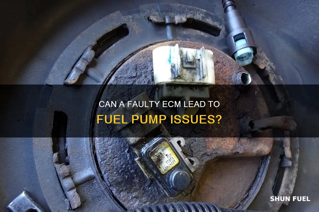 can a bad ecm cause fuel pump problems