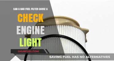 Fuel Filter Issues: Check Engine Light Warning
