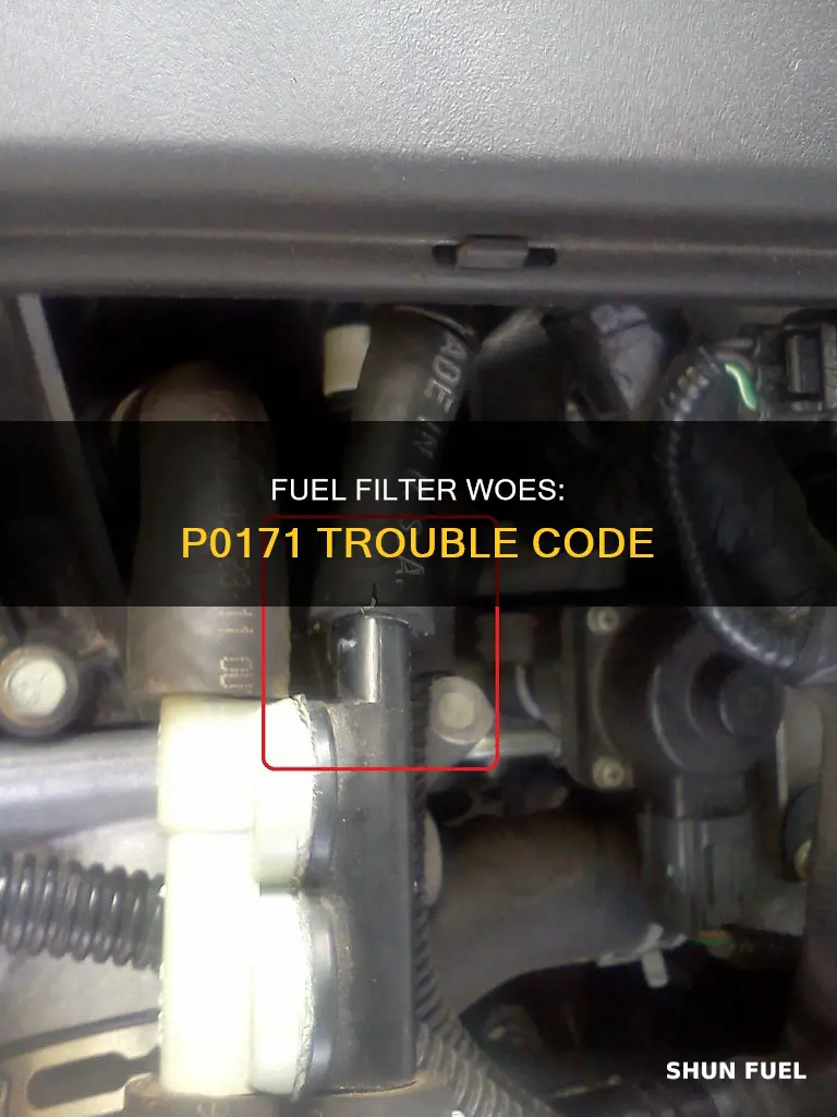can a bad fuel filter cause a p0171