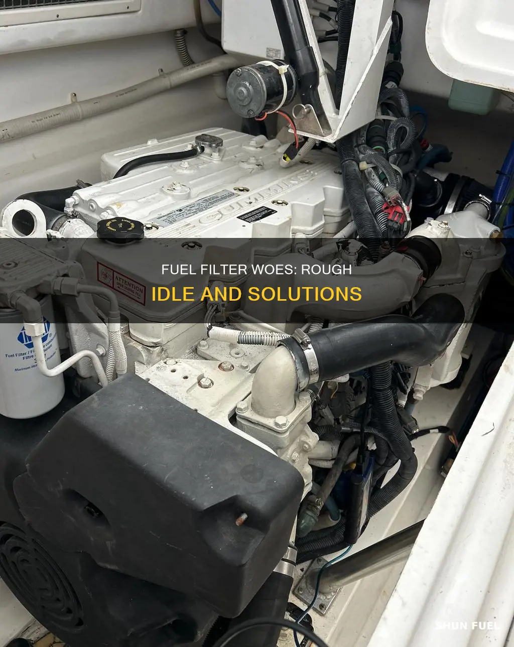 can a bad fuel filter cause rough idle