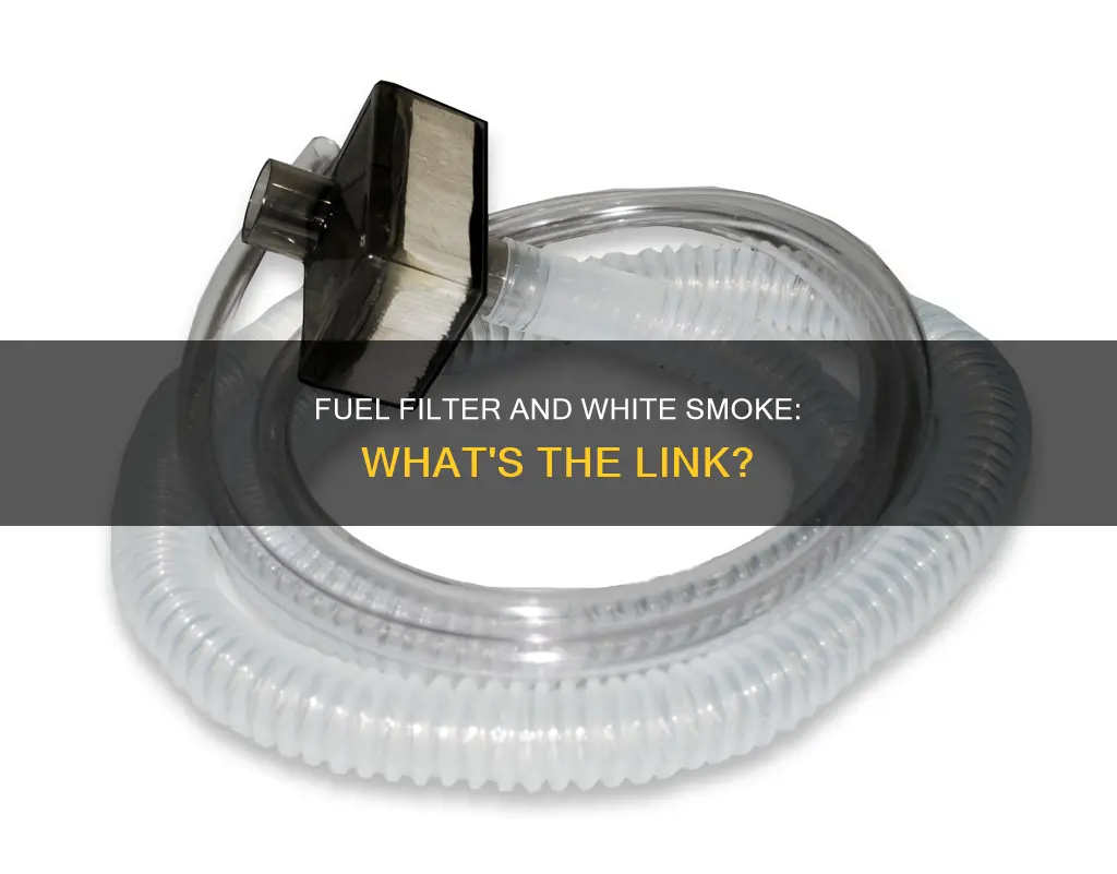 can a bad fuel filter cause white smoke