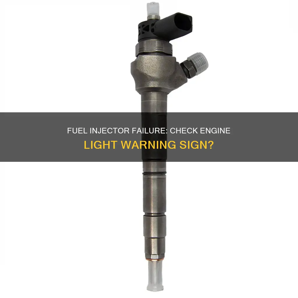 can a bad fuel injector cause a check engine light