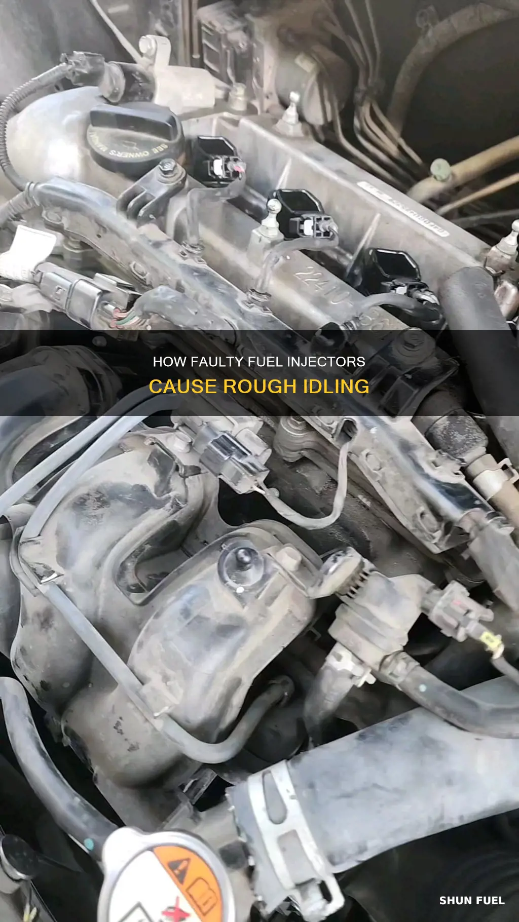 can a bad fuel injector cause rough idle