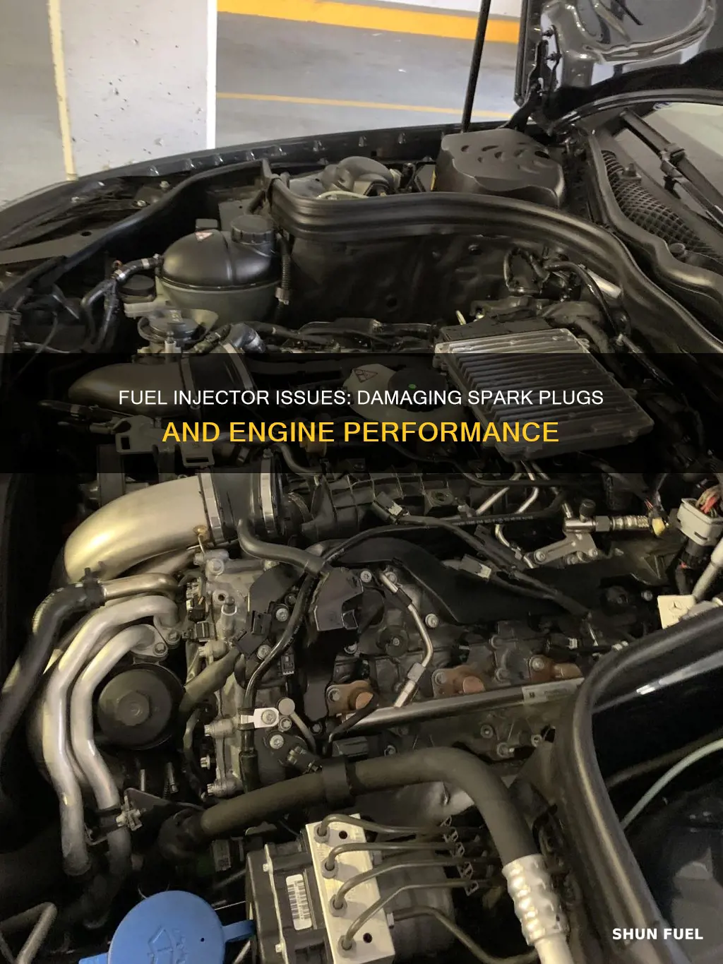 can a bad fuel injector damage the spark plugs