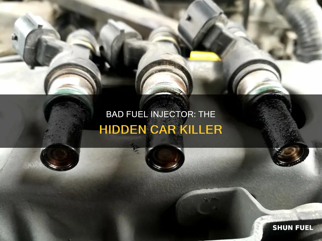 can a bad fuel injector hurt a car