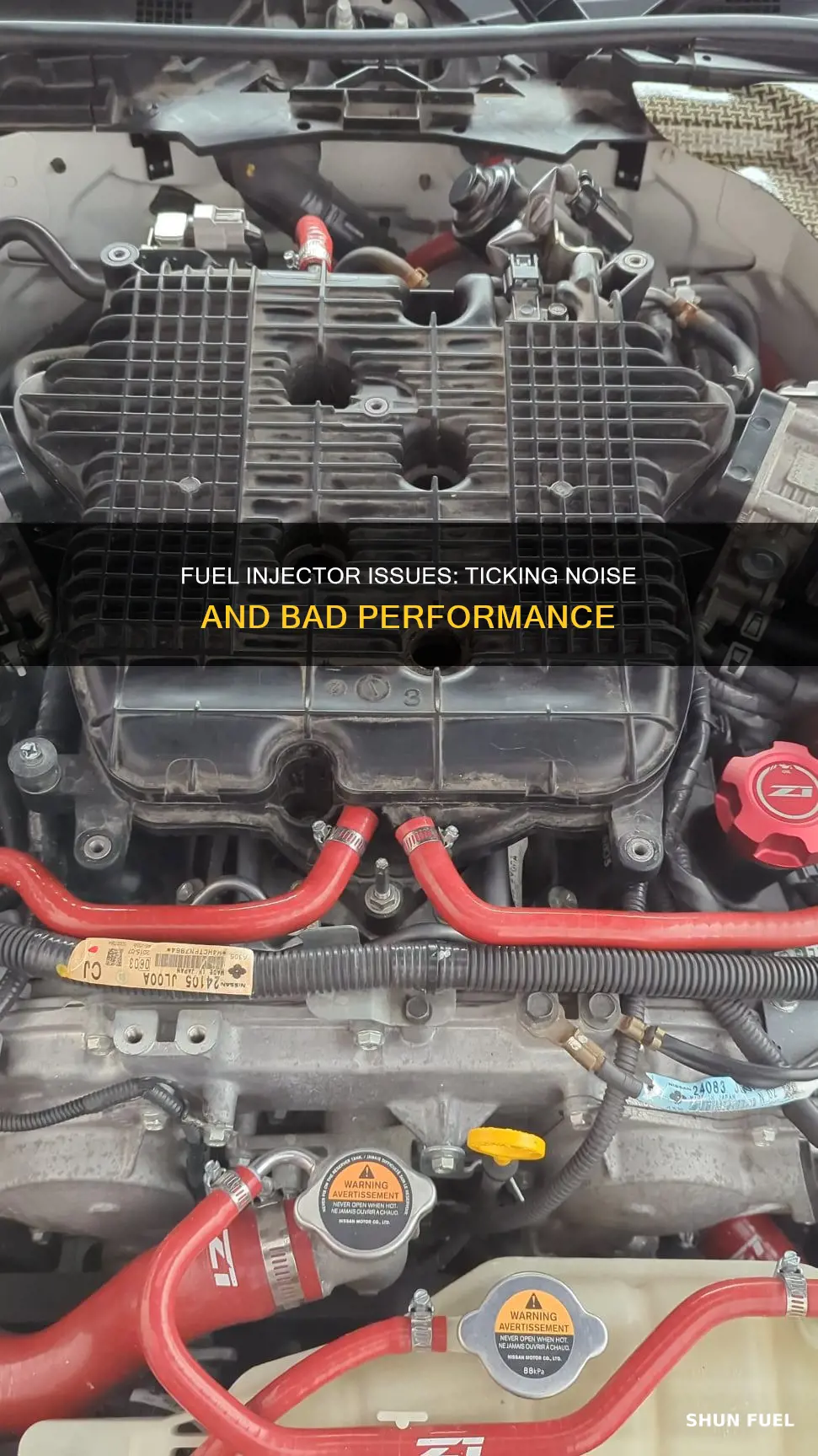 can a bad fuel injector make a ticking noise