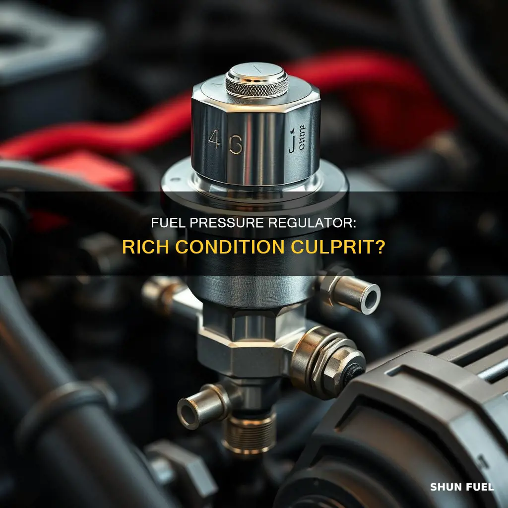 can a bad fuel pressure regulator cause a rich condition