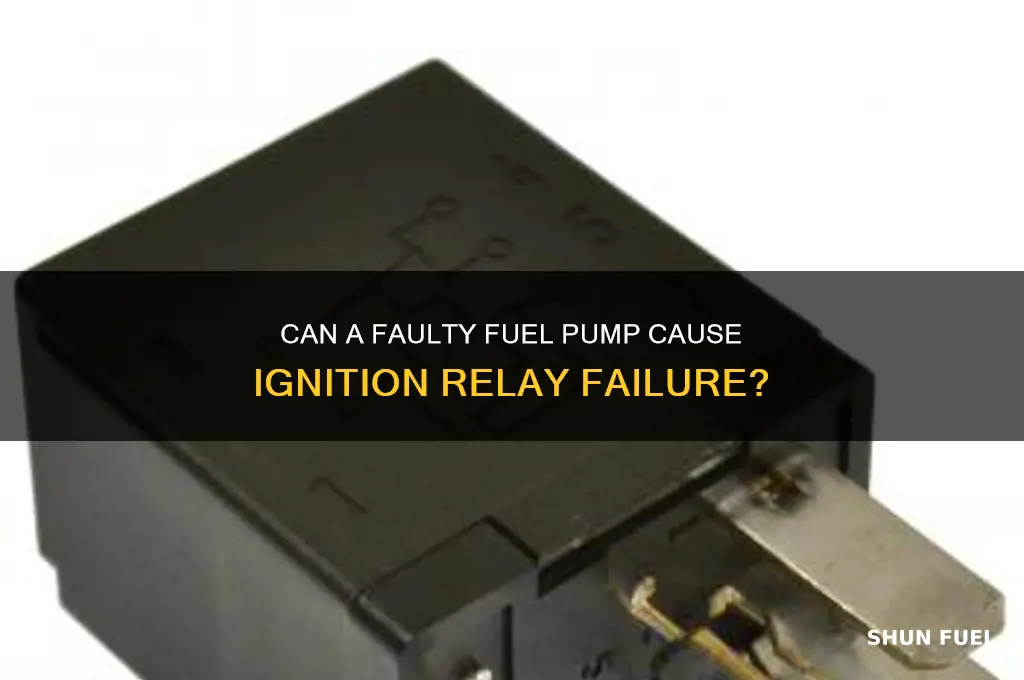 can a bad fuel pump burn out ignition relay