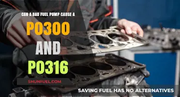 Can a Faulty Fuel Pump Trigger P0300 and P0316 Codes?