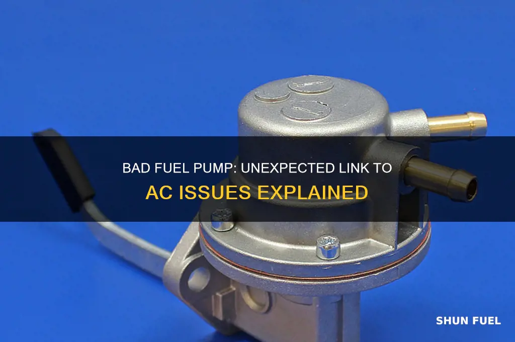 can a bad fuel pump cause ac problems