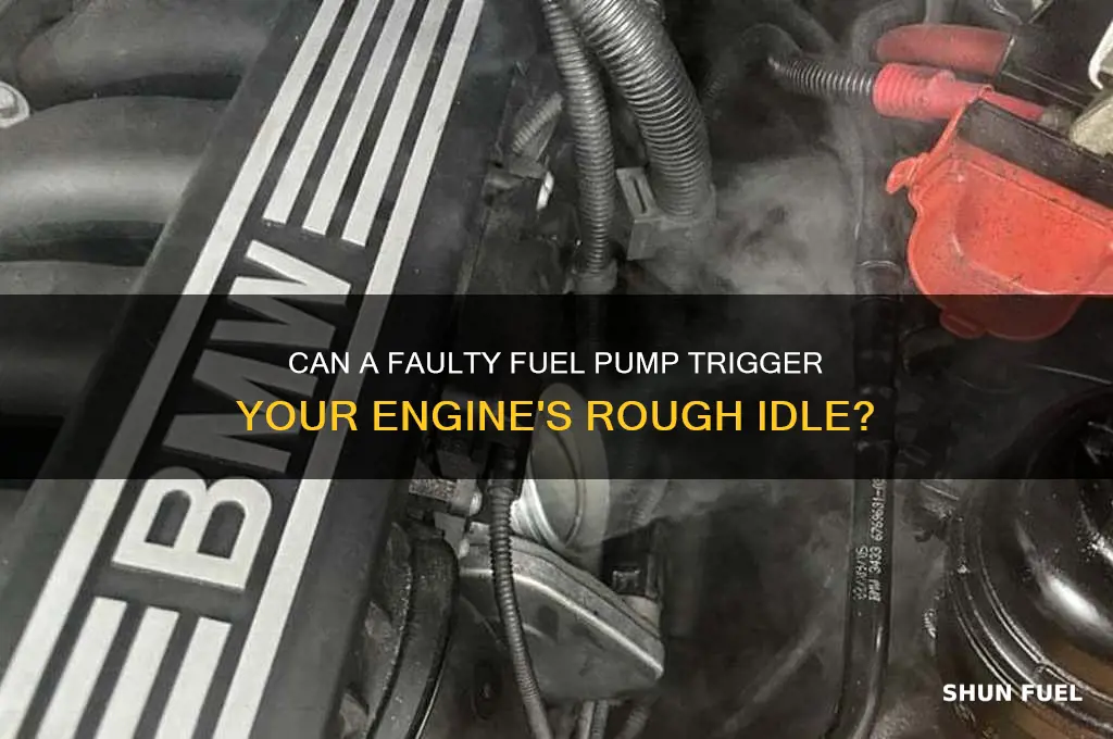 can a bad fuel pump cause rough idle