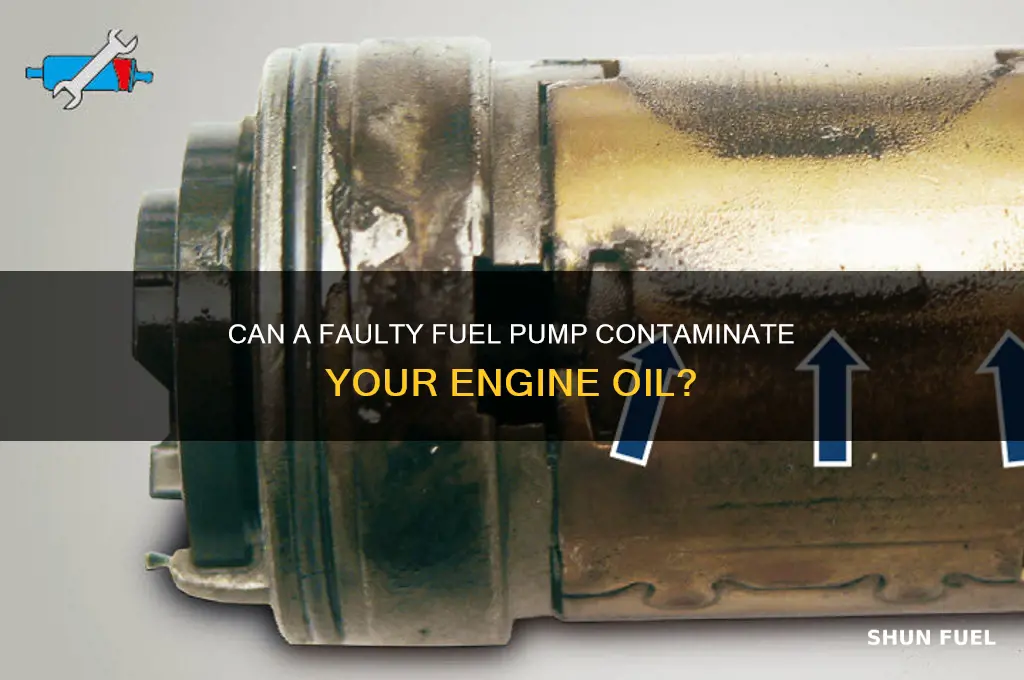 can a bad fuel pump contaminate the oil