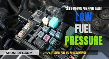 Fuel Pump Fuse: Low Pressure Culprit?