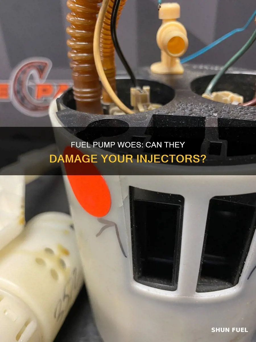 can a bad fuel pump hurt injectors