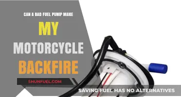Can a Faulty Fuel Pump Cause Motorcycle Backfiring?