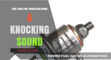 Can a Faulty Fuel Regulator Cause Engine Knocking Sounds?