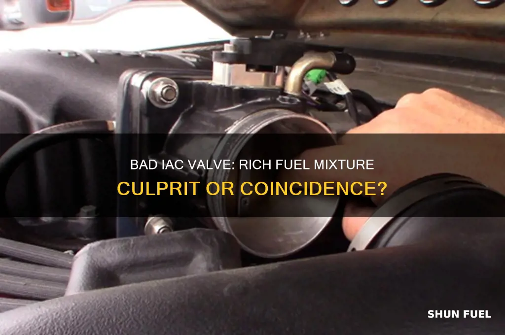 can a bad iac cause rich fuel mixture