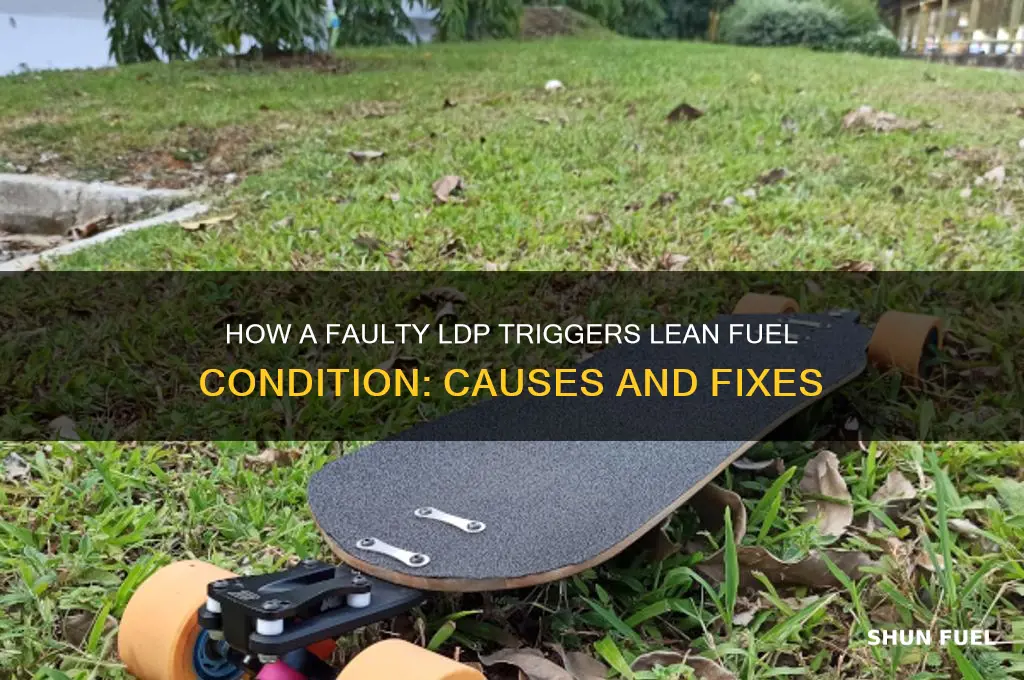 can a bad ldp cause lean fuel condition