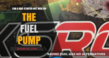 Can a Faulty Starter Prevent the Fuel Pump from Activating?