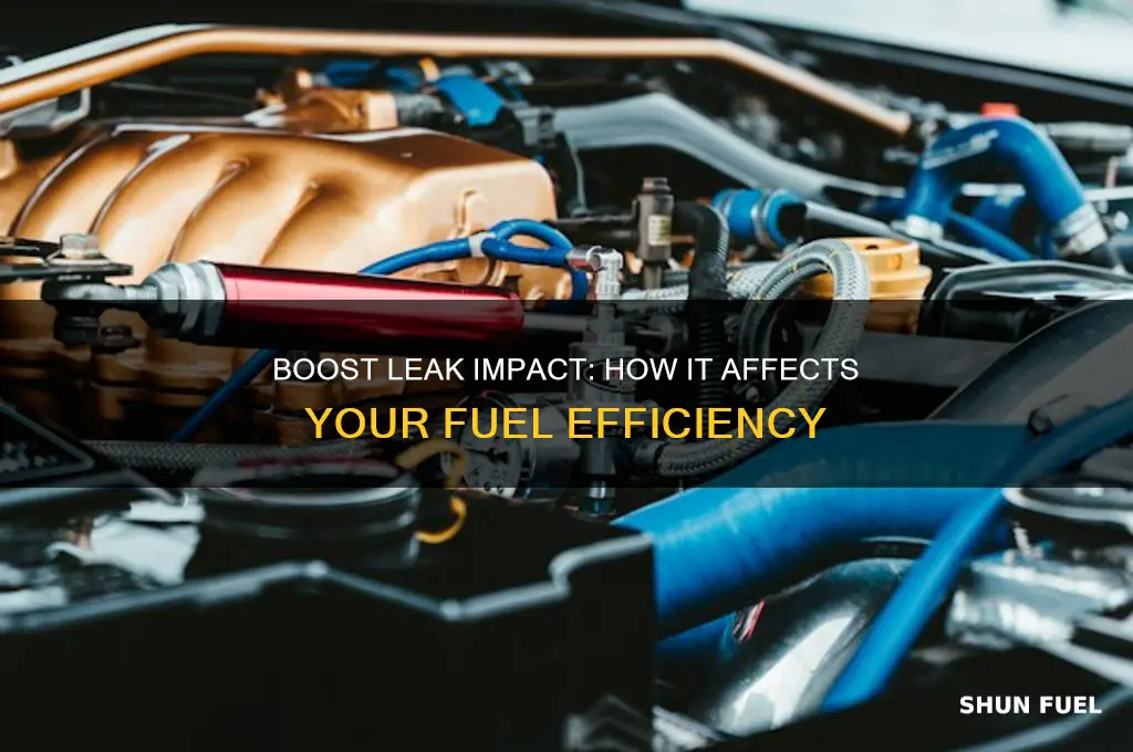 can a boost leak cause bad fuel mileage