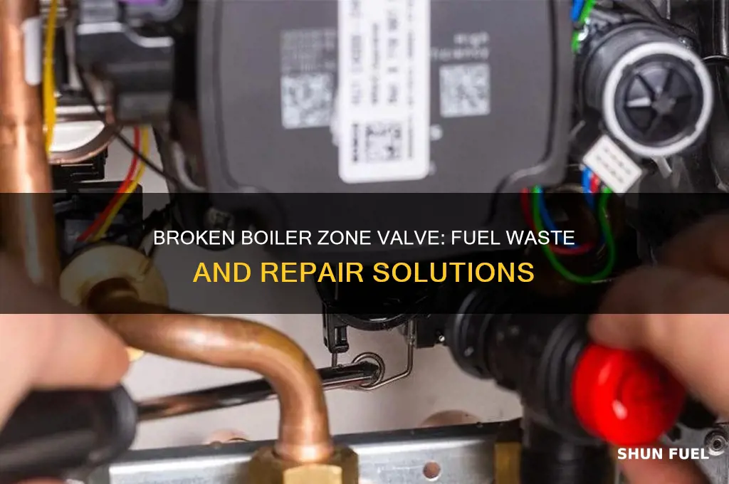 can a broken boiler zone valve wasting fuel