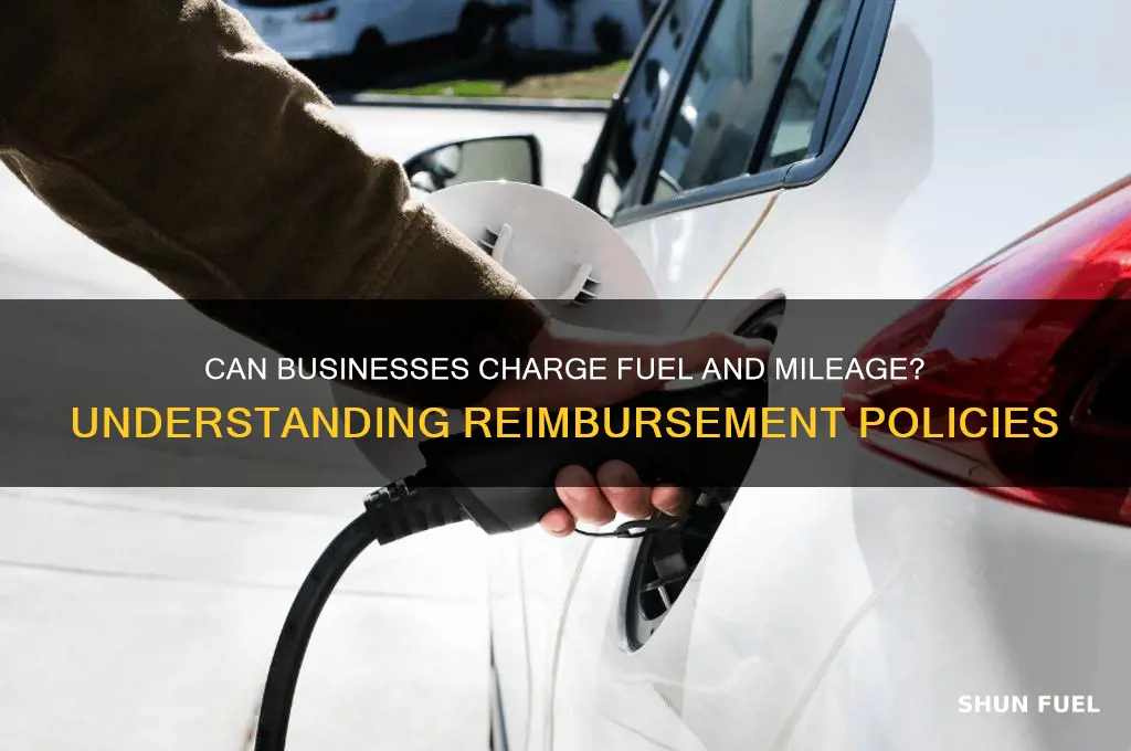 can a business charge fuel and mileage