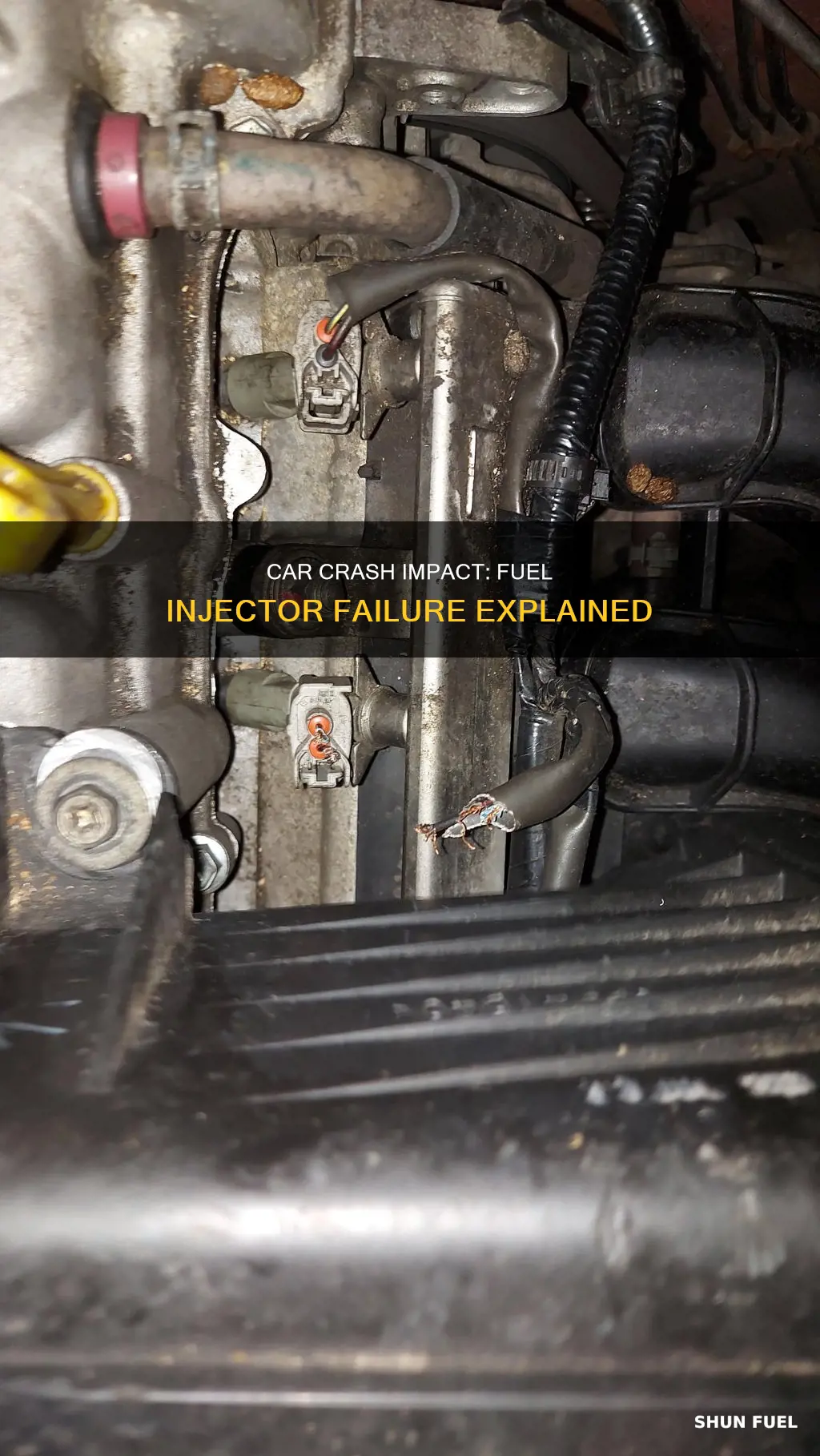 can a car accident cause a fuel injectors