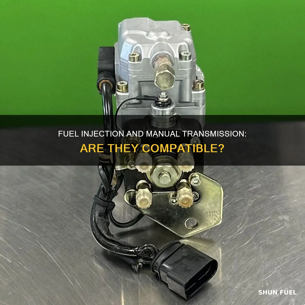 can a car be fuel injected and a manual